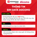 Sim Data Docomo 3GB - Bán Đứt