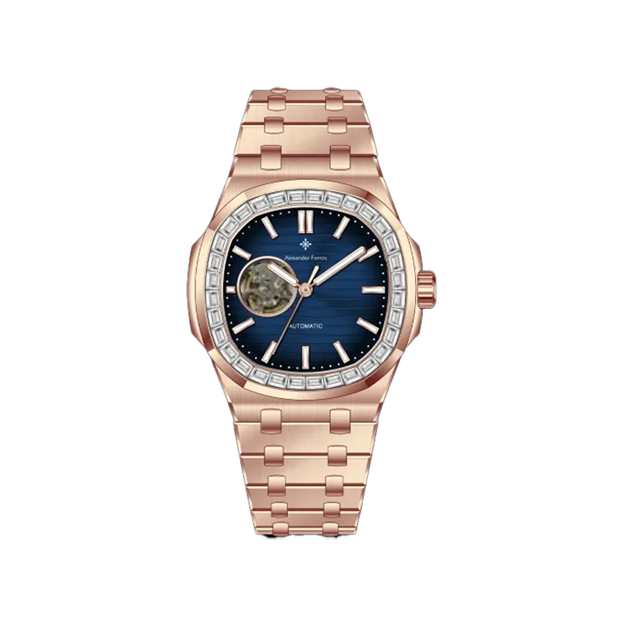 Đồng hồ cơ nam Alexander Ferros Nautilus 6091R - Nhận Order