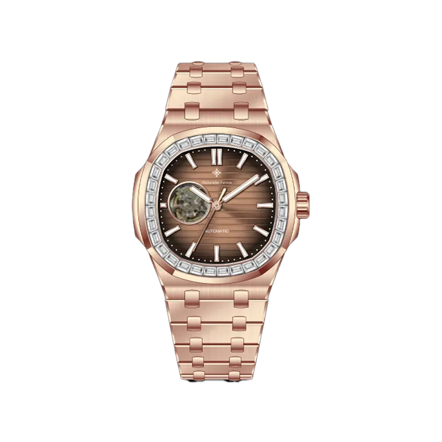 Đồng hồ cơ nam Alexander Ferros Nautilus 6091R - Nhận Order