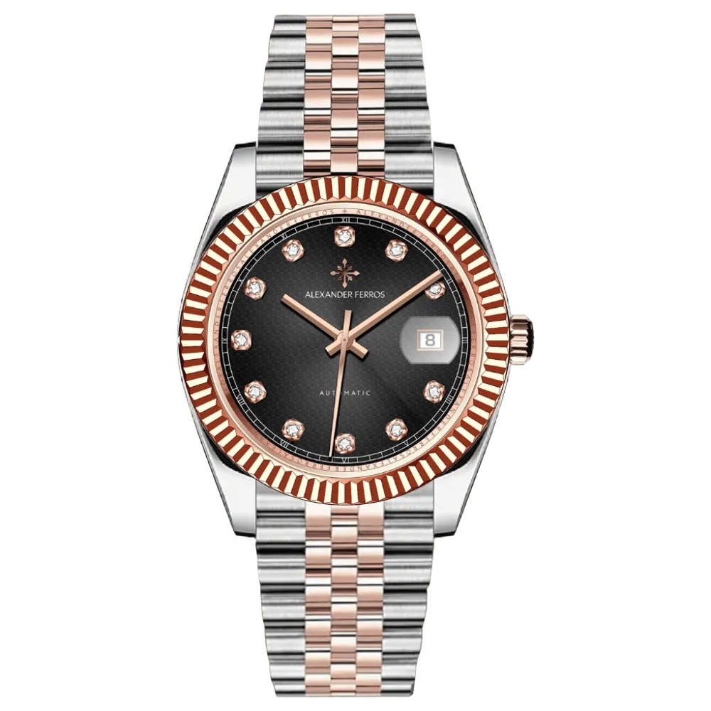 Đồng hồ cơ nam Alexander Ferros 8032 - Nhận Order