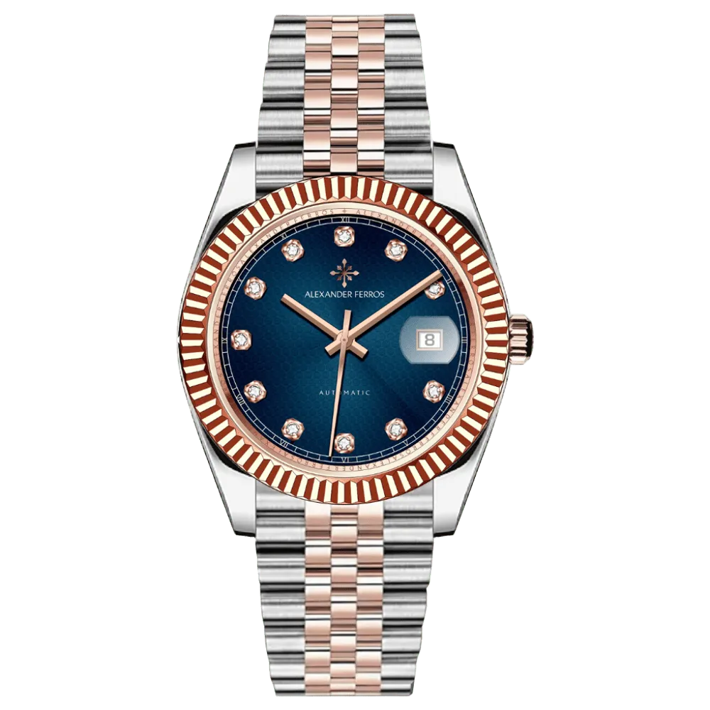 Đồng hồ cơ nam Alexander Ferros 8032 - Nhận Order