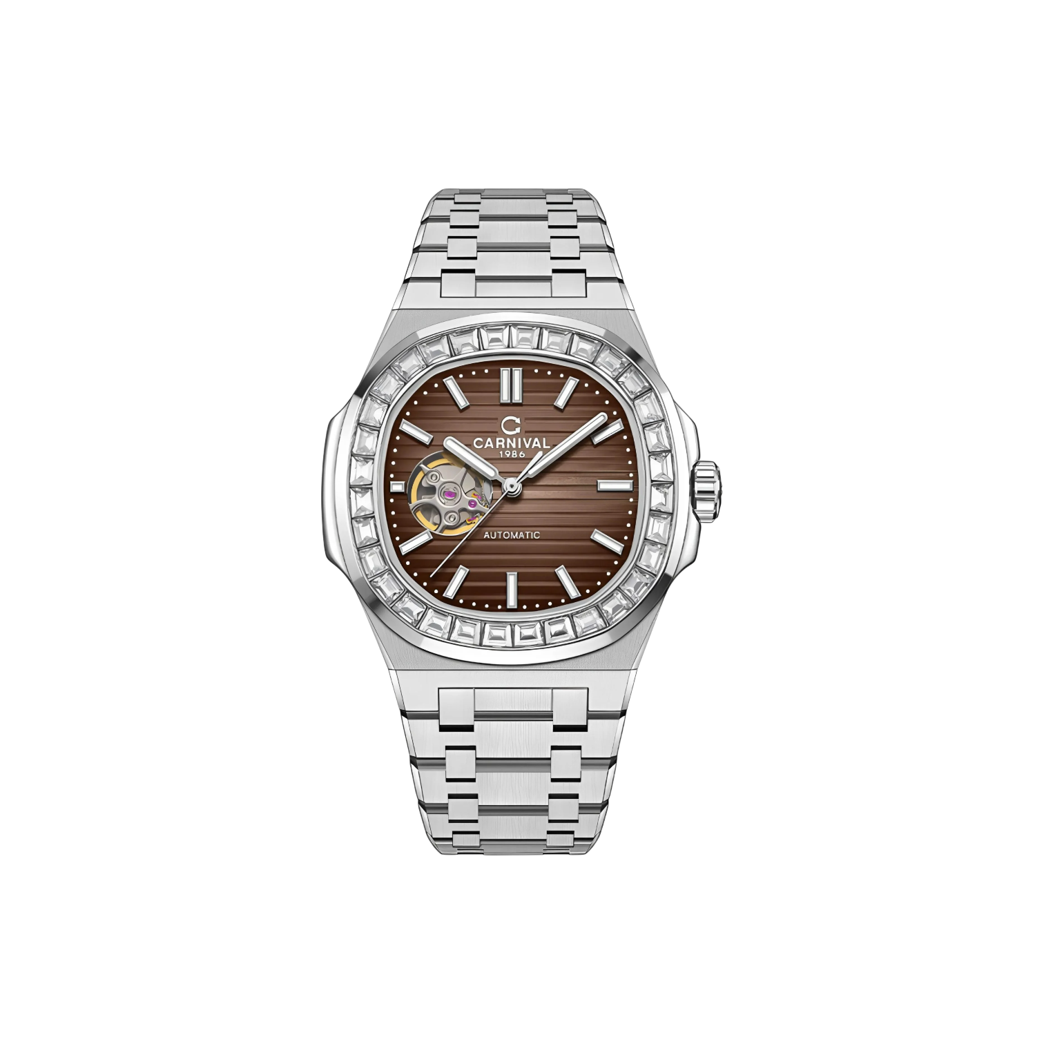 Đồng hồ cơ Carnival 8128G - Nhận Order
