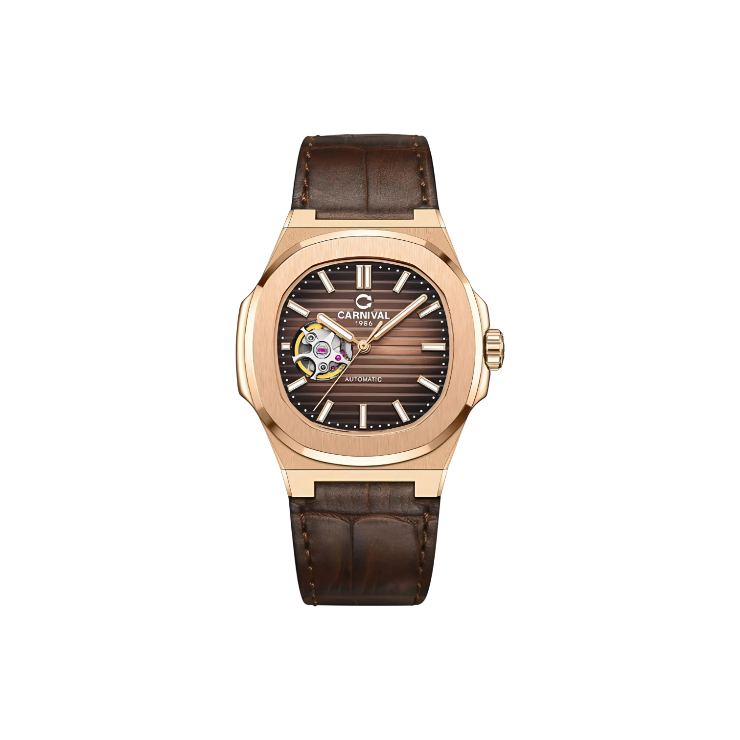 Đồng hồ cơ Carnival 8128G - Nhận Order