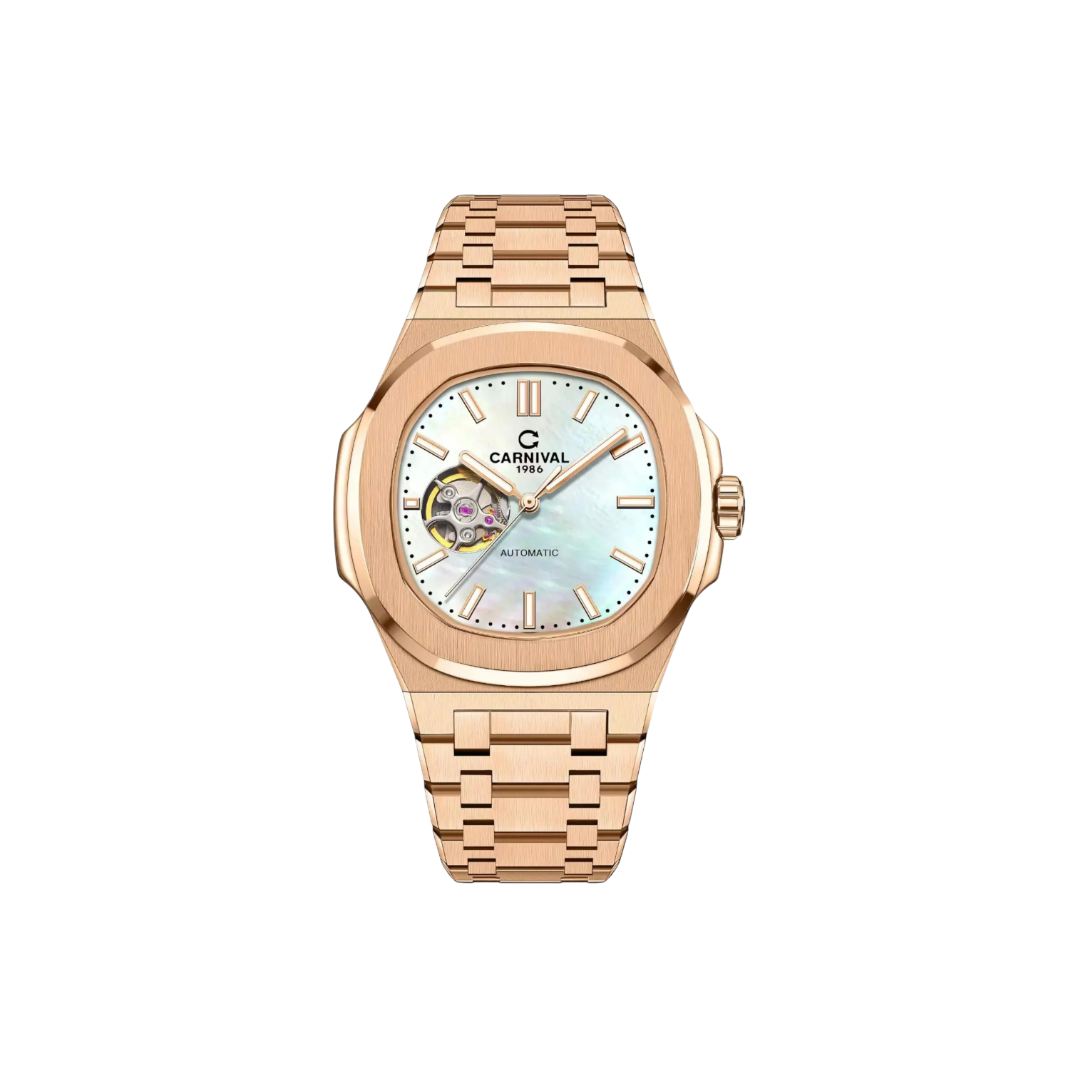 Đồng hồ cơ Carnival 8128G - Nhận Order