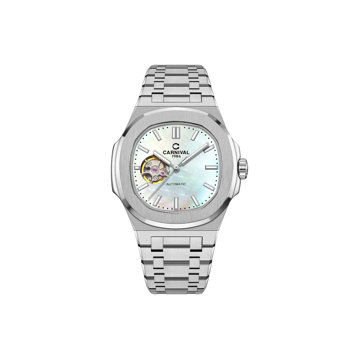 Đồng hồ cơ Carnival 8128G - Nhận Order