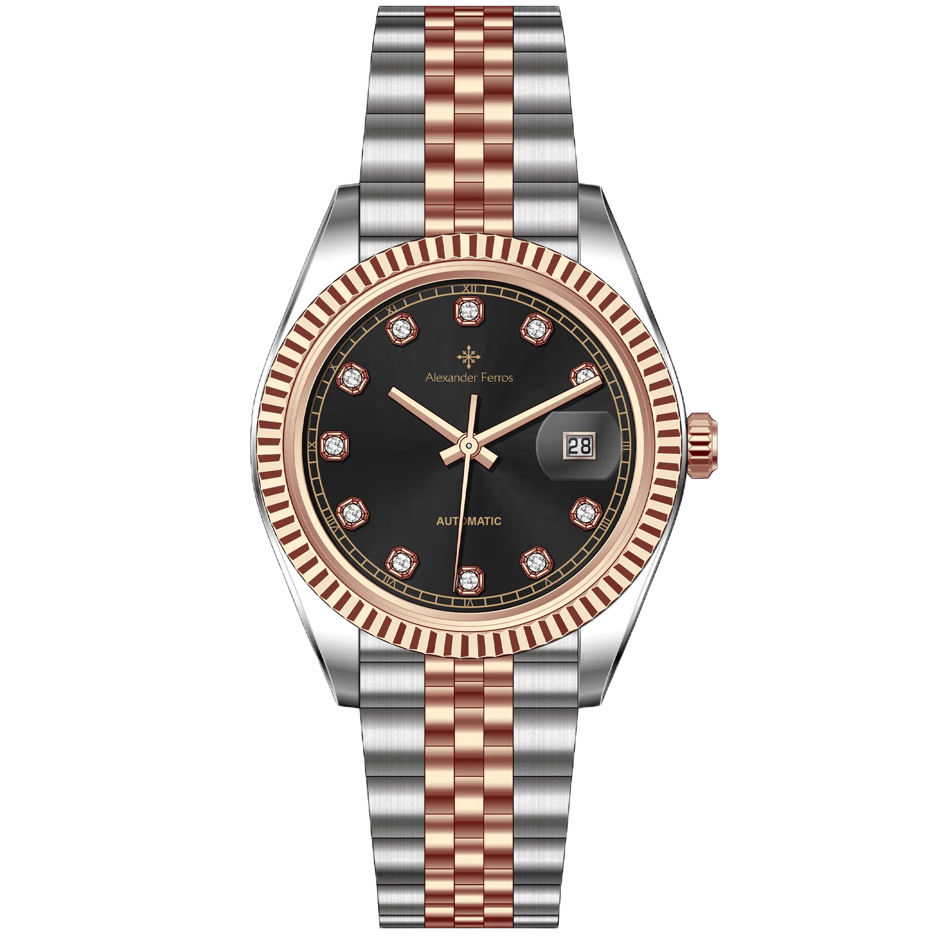 Đồng hồ cơ nam Alexander Ferros 8232