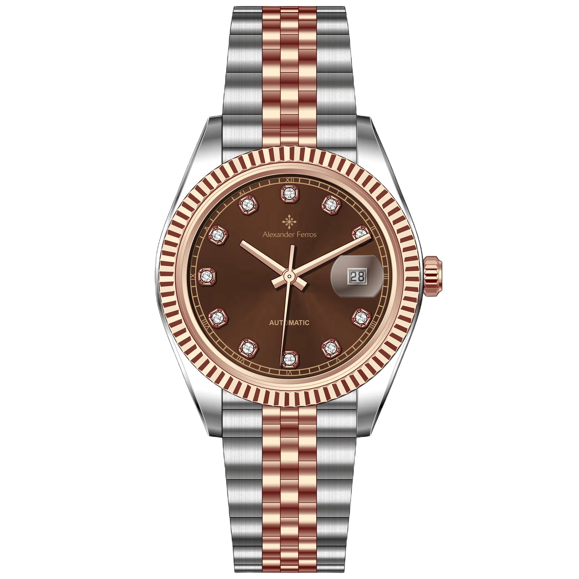 Đồng hồ cơ nam Alexander Ferros 8232