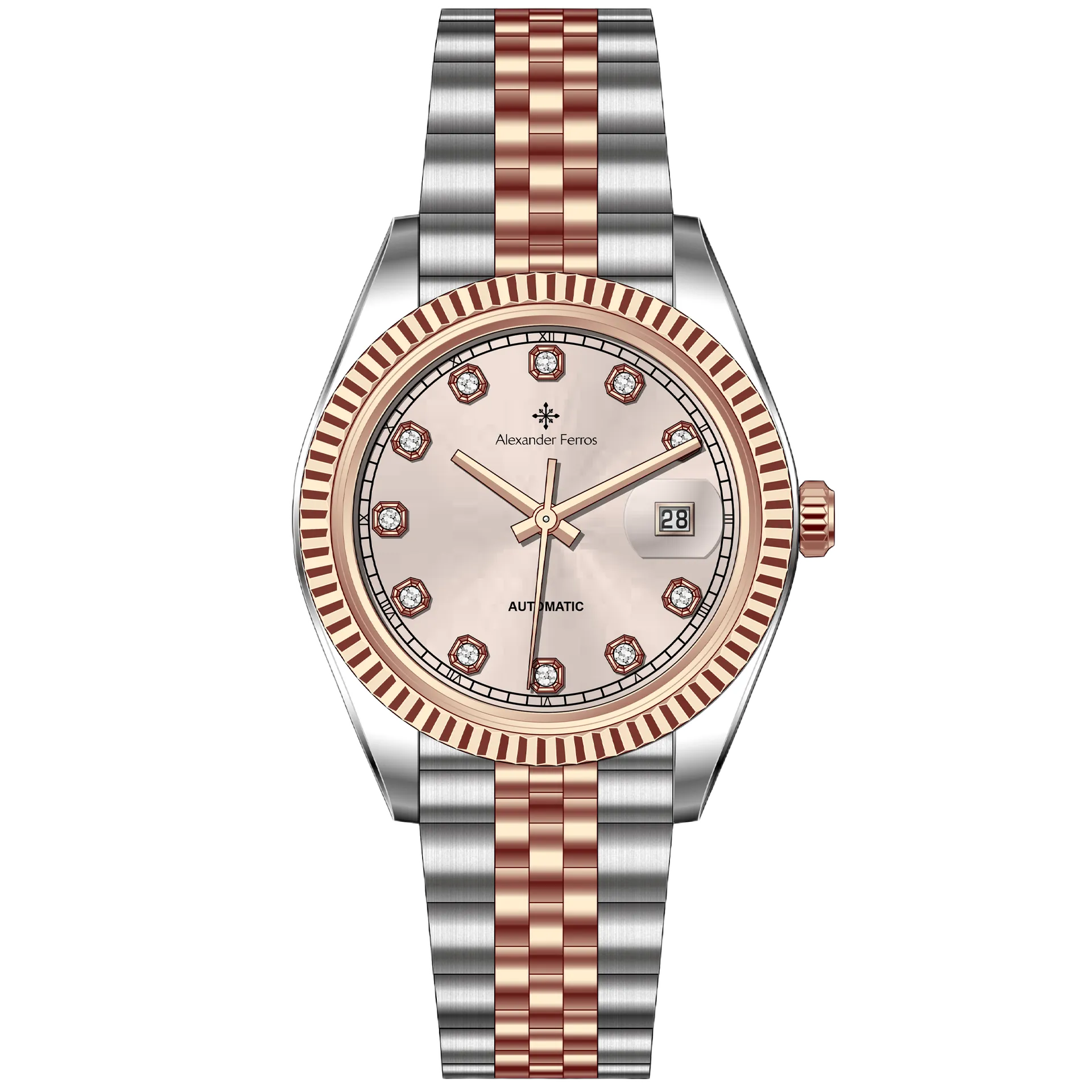 Đồng hồ cơ nam Alexander Ferros 8232