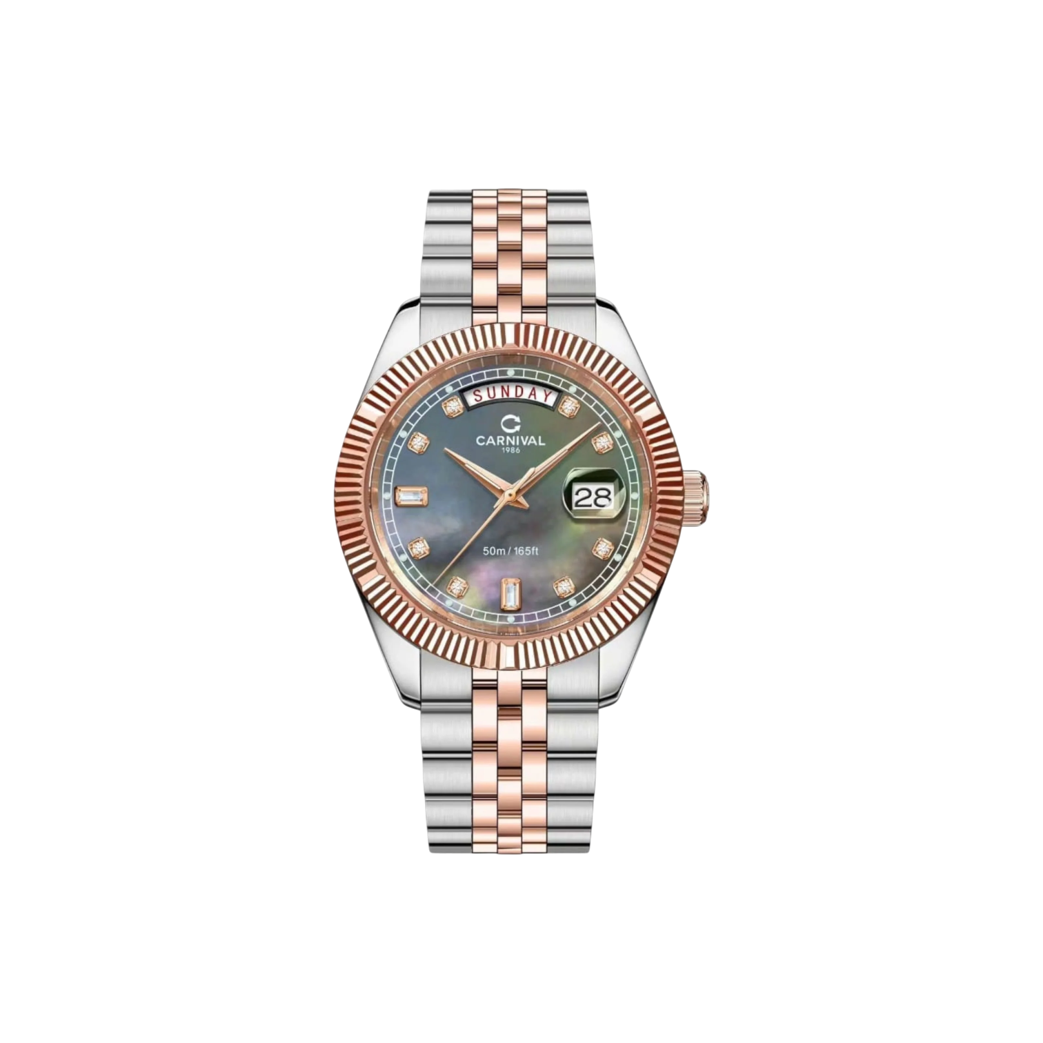 Đồng hồ pin Carnival Datejust 8190G - Nhận Order