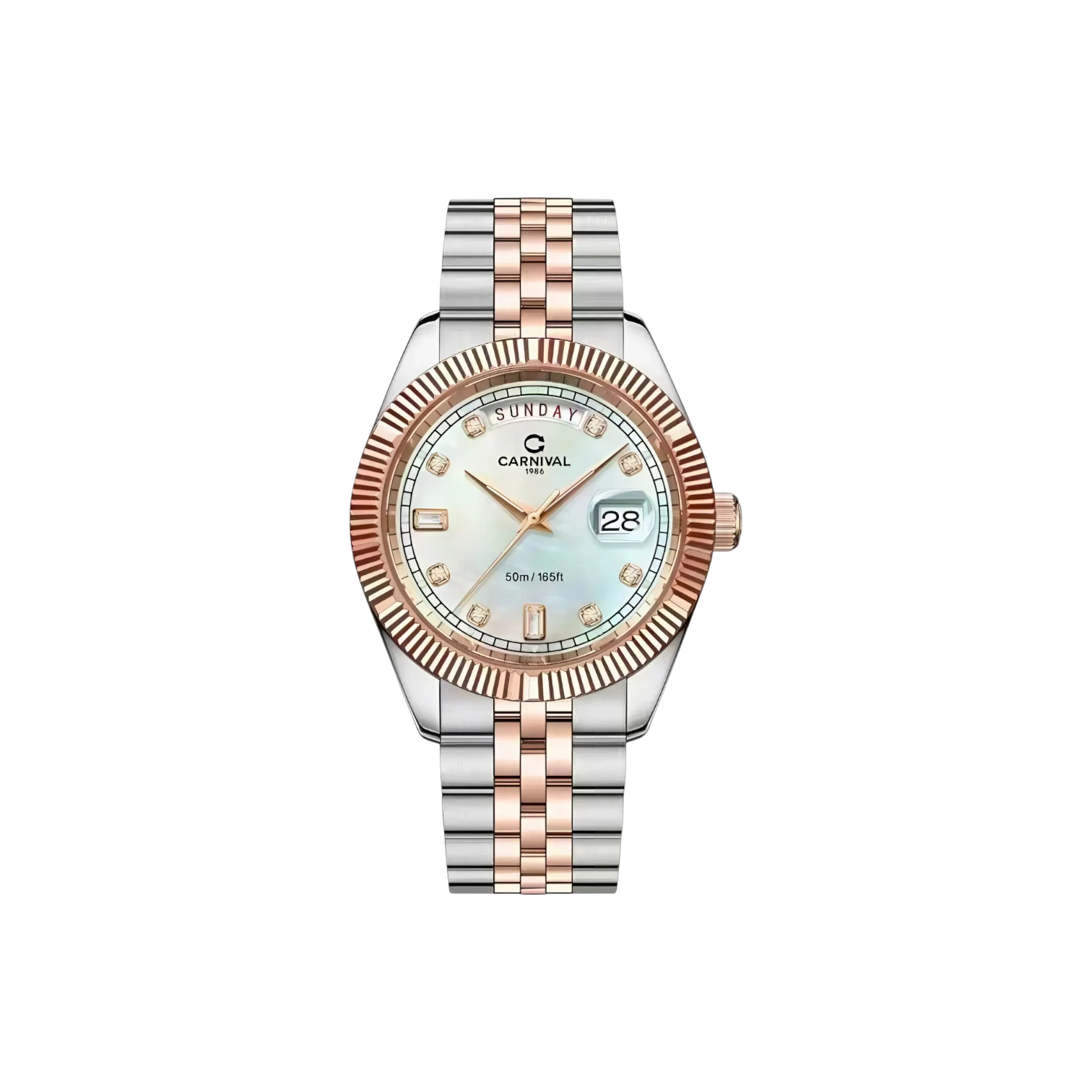 Đồng hồ pin Carnival Datejust 8190G - Nhận Order