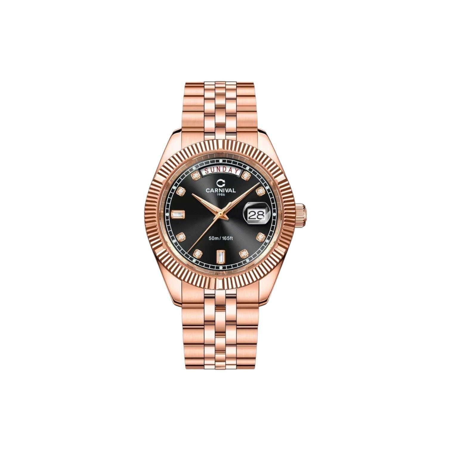 Đồng hồ pin Carnival Datejust 8190G - Nhận Order