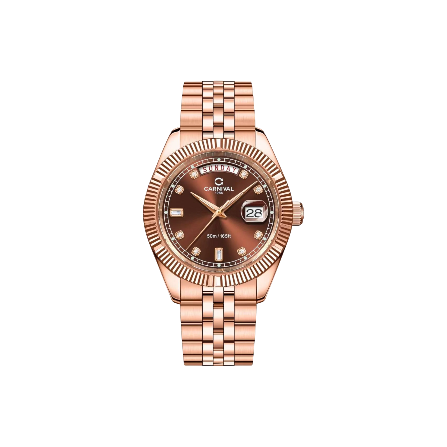 Đồng hồ pin Carnival Datejust 8190G - Nhận Order