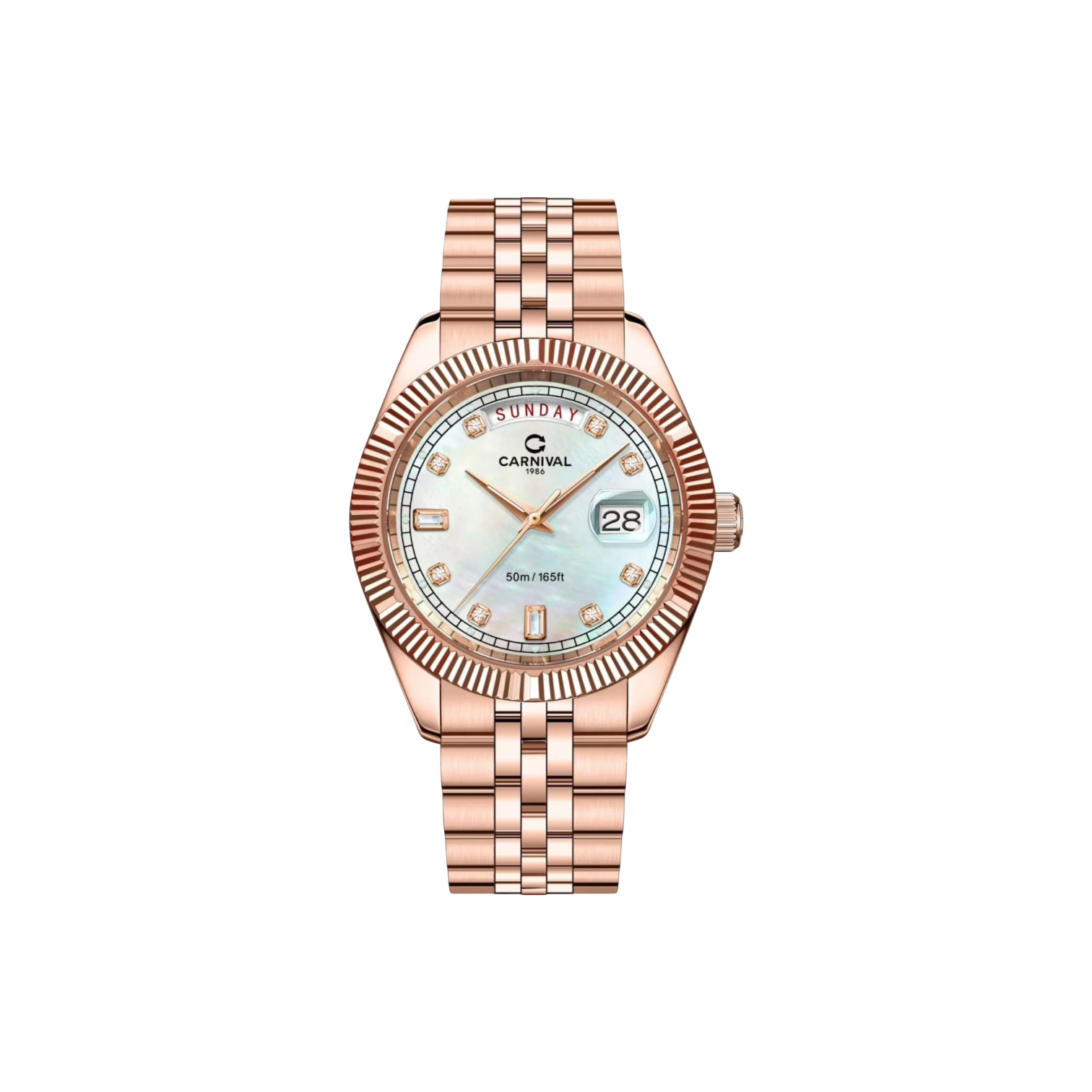 Đồng hồ pin Carnival Datejust 8190G - Nhận Order
