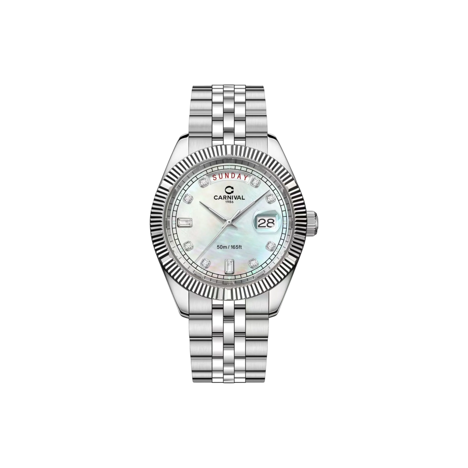 Đồng hồ pin Carnival Datejust 8190G - Nhận Order