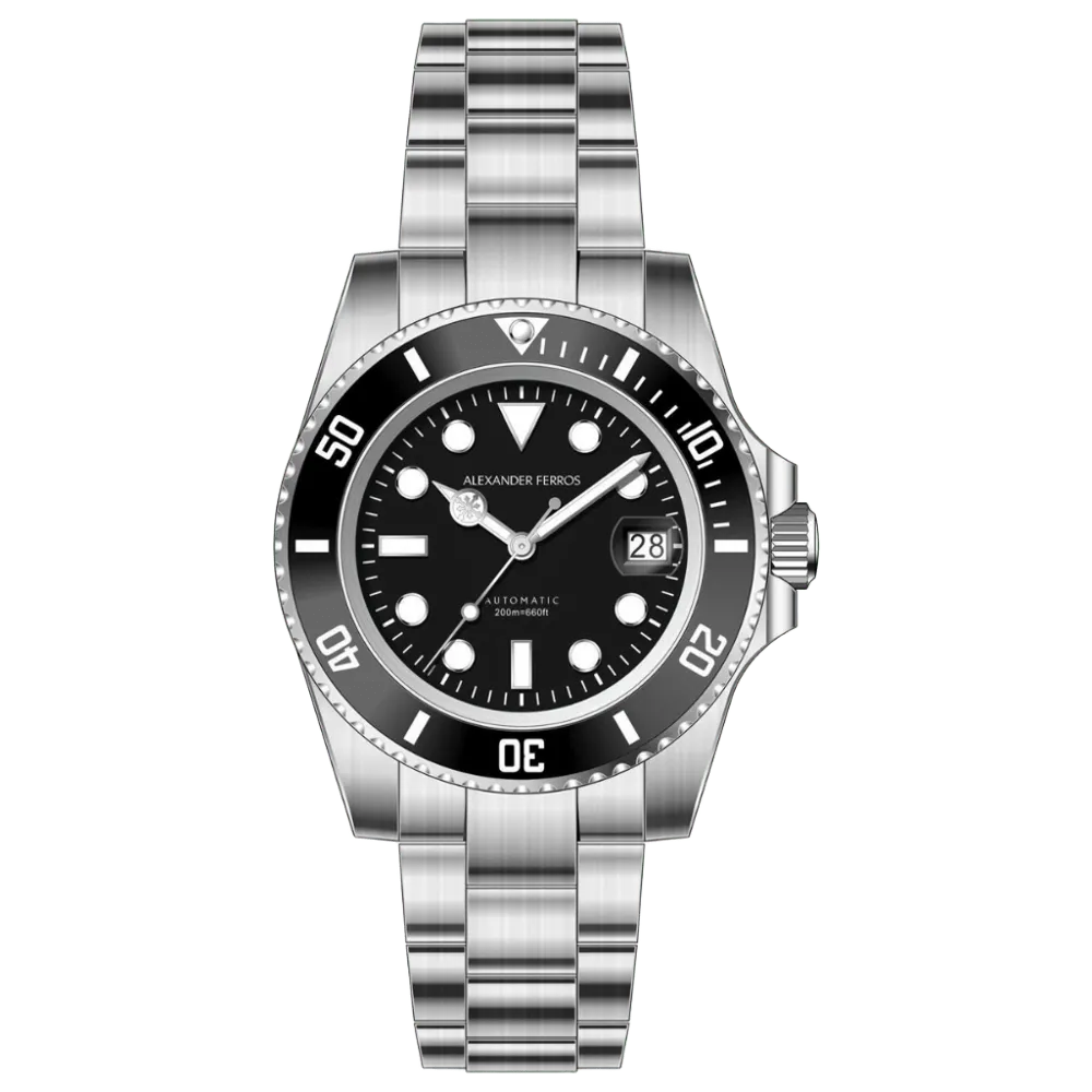 Đồng hồ cơ nam Alexander Ferros 8352