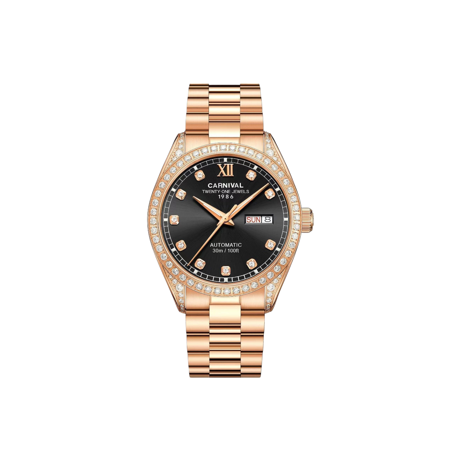 Đồng hồ cơ Carnival 8907G - Nhận Order