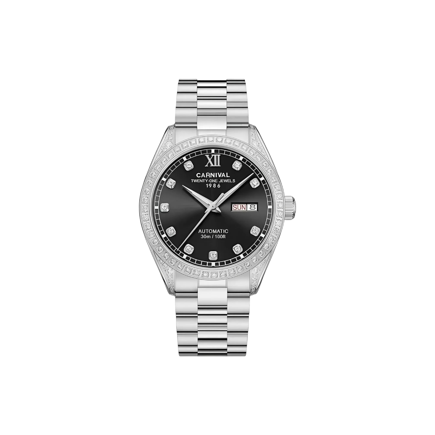 Đồng hồ cơ Carnival 8907G - Nhận Order