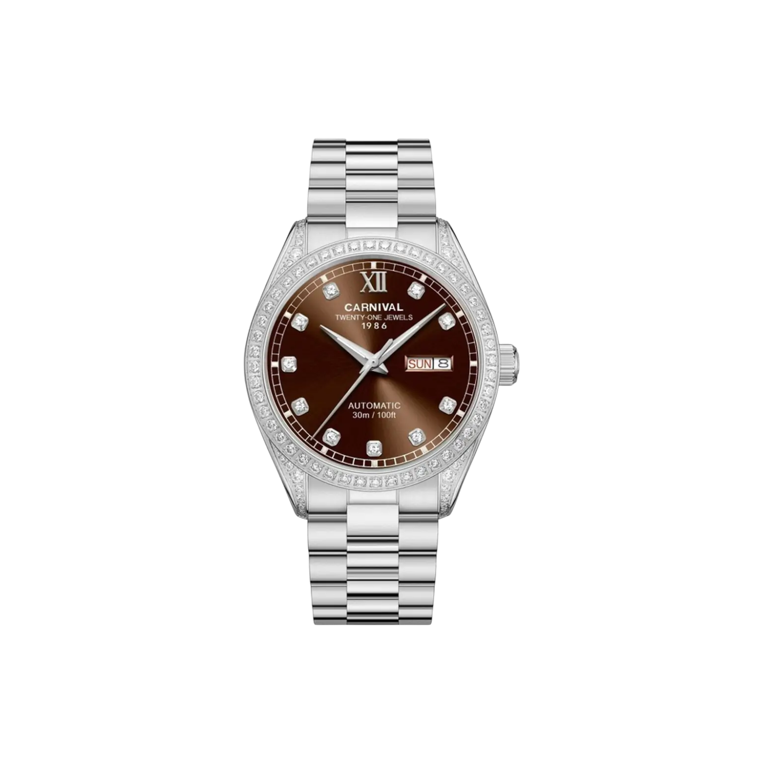 Đồng hồ cơ Carnival 8907G - Nhận Order