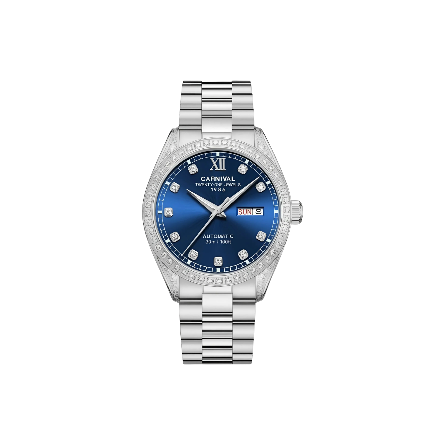 Đồng hồ cơ Carnival 8907G - Nhận Order