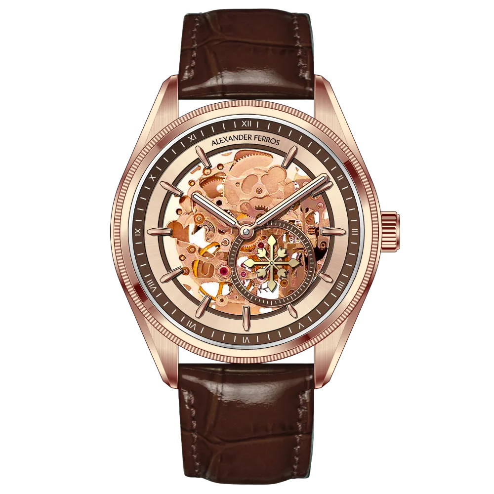 Đồng hồ cơ nam Alexander Ferros 9262