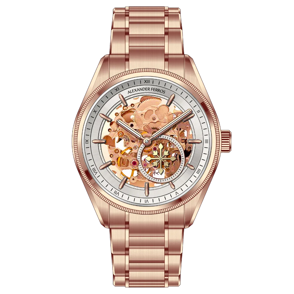 Đồng hồ cơ nam Alexander Ferros 9262