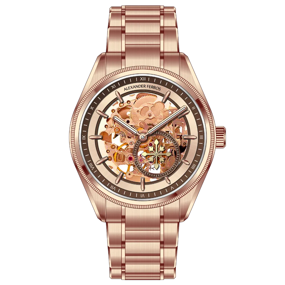 Đồng hồ cơ nam Alexander Ferros 9262