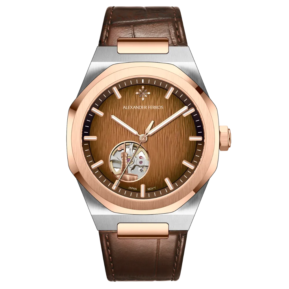 Đồng hồ cơ nam Alexander Ferros 9292