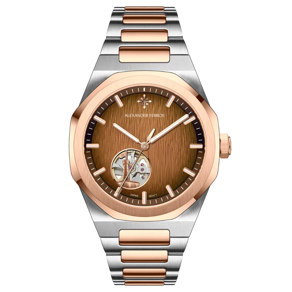 Đồng hồ cơ nam Alexander Ferros 9292