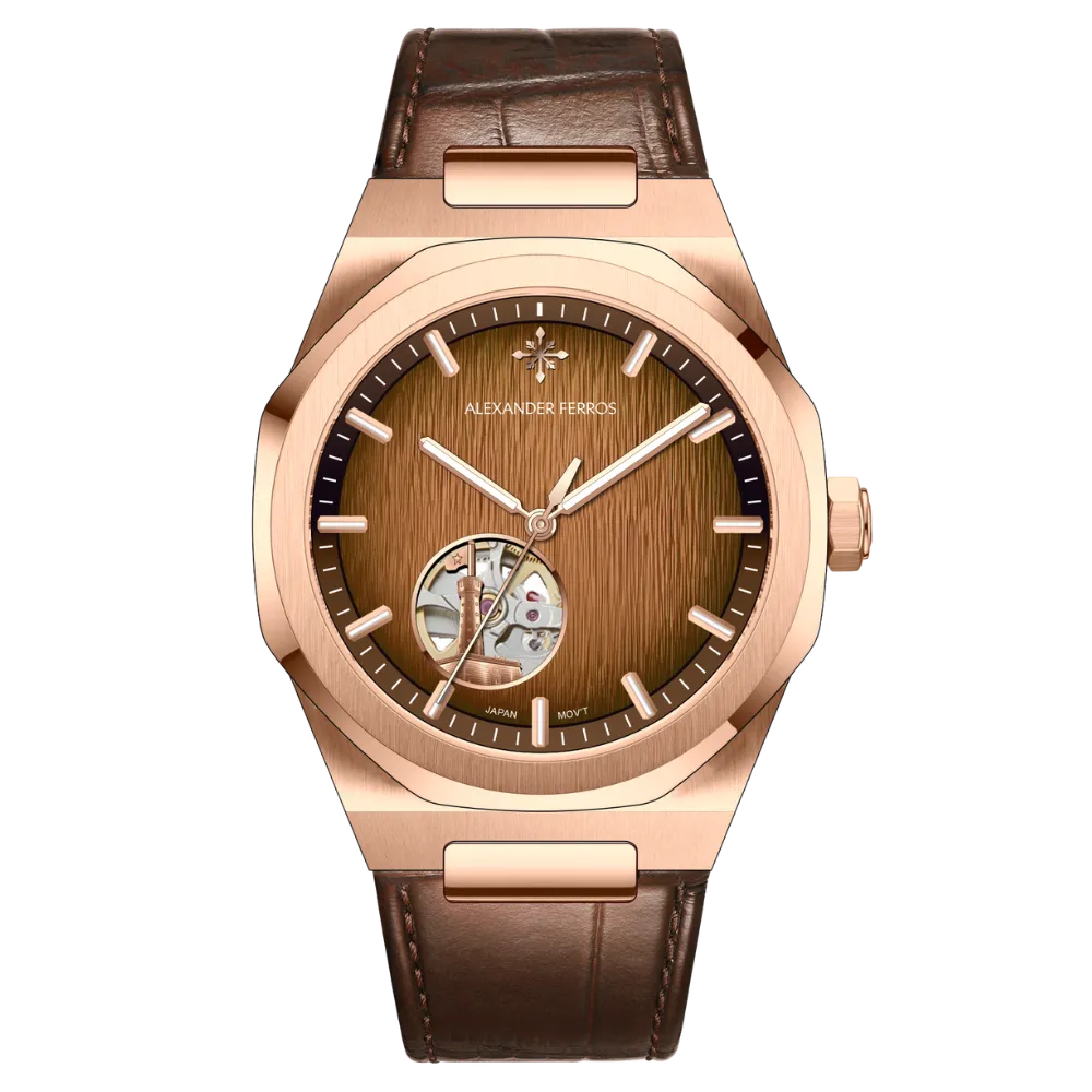 Đồng hồ cơ nam Alexander Ferros 9292