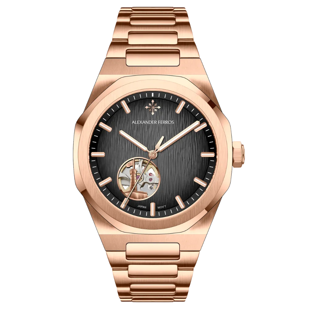 Đồng hồ cơ nam Alexander Ferros 9292