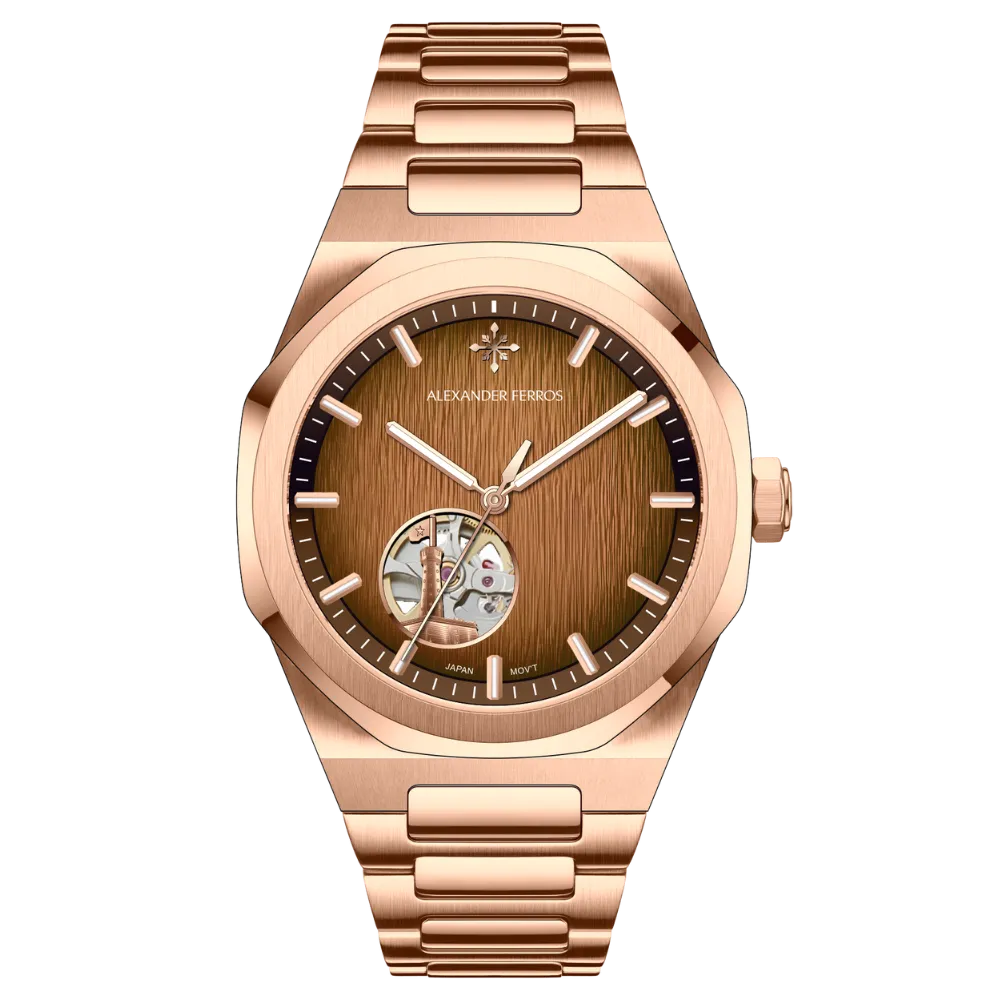 Đồng hồ cơ nam Alexander Ferros 9292