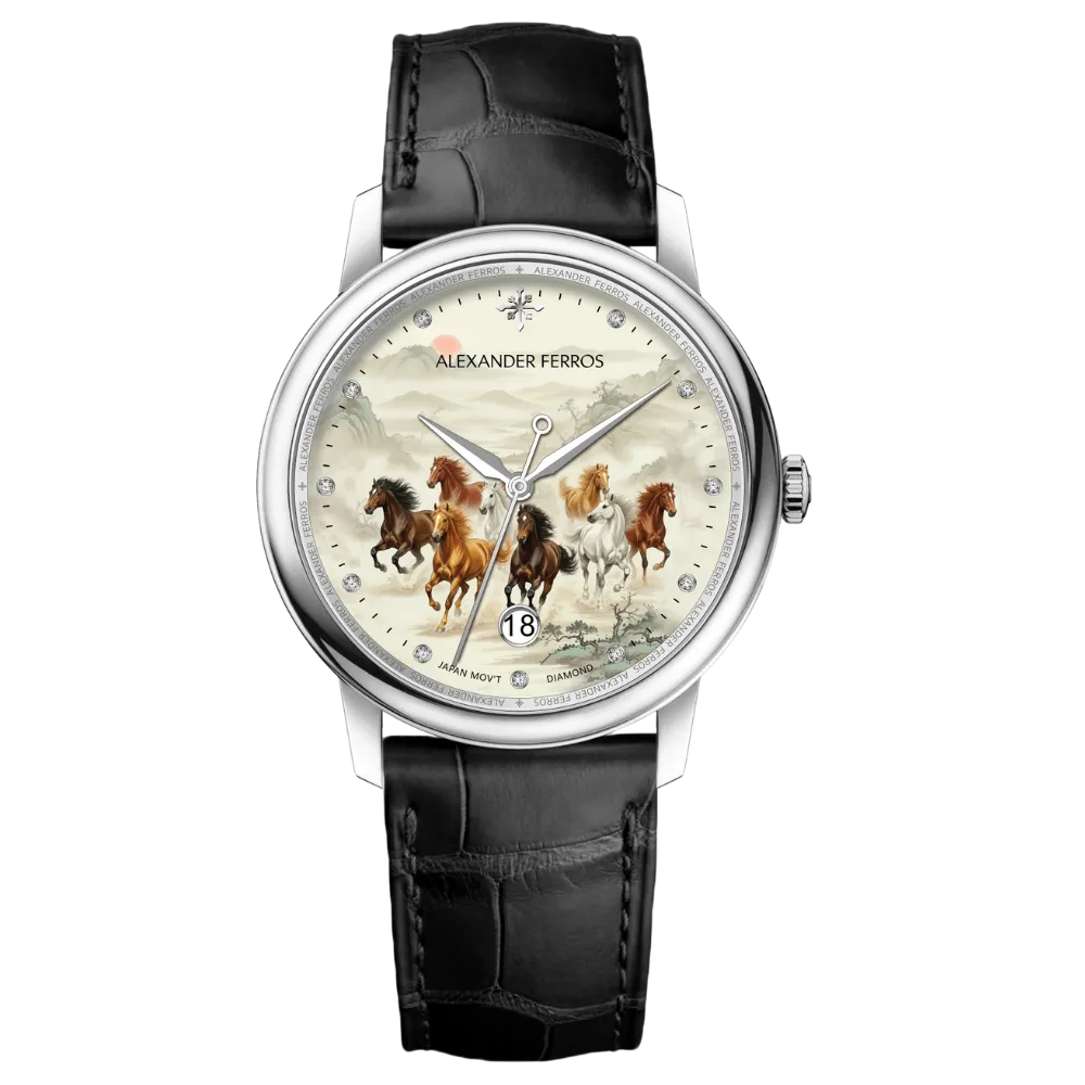 Đồng hồ cơ nam Alexander Ferros 9302