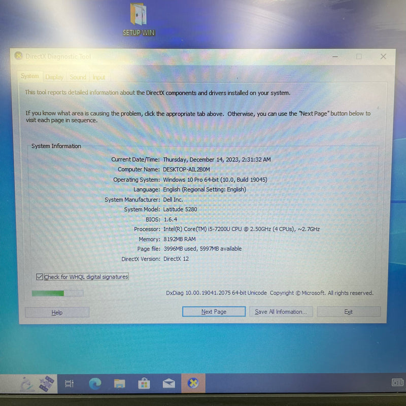 Dell Latitude 5280 12.5in i5 7200U/RAM 8G/SSD 256GB (Máy không camera)