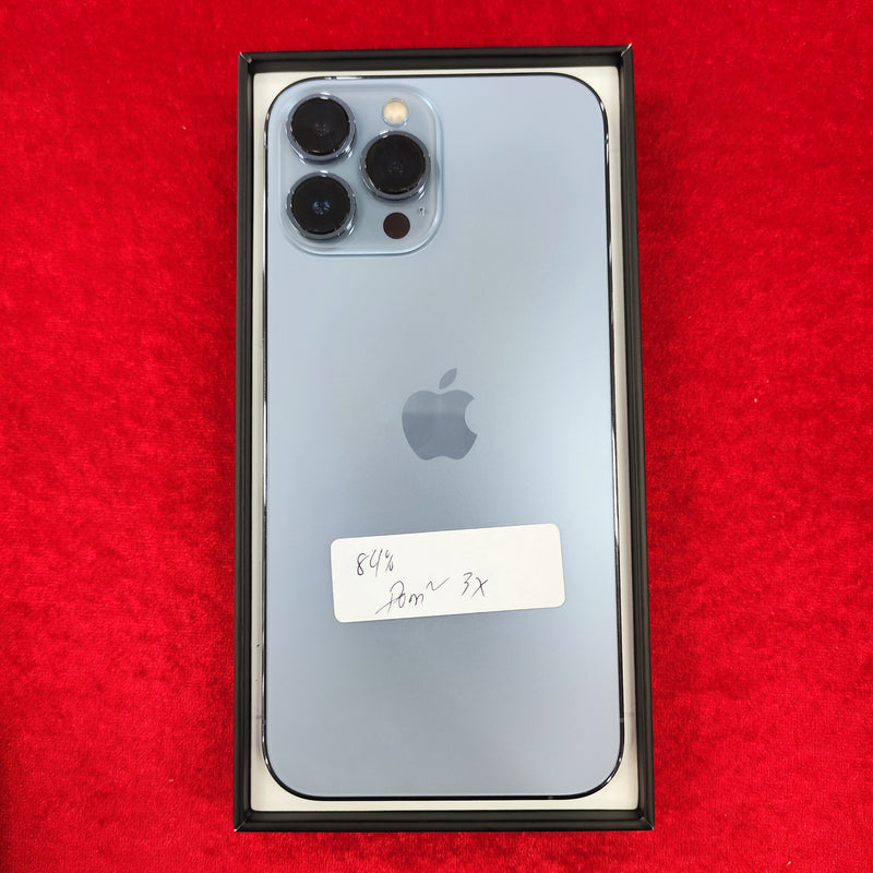 iPhone 13 Pro Max 128GB Sierra Blue 99% pin 100% (Đốm camera 3x - Đã thay pin) J/A - HH3950