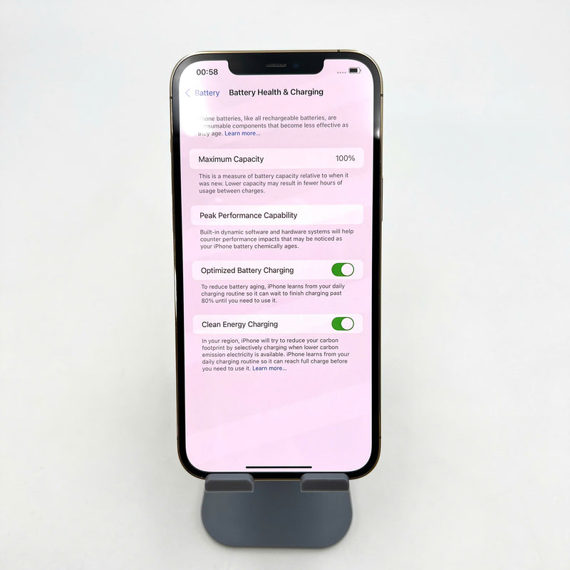 iPhone 12 Pro Max 256GB Vàng 97% pin 100% (Đã thay pin - Đốm camera 3x, Máy xước nhiều) - HH2780
