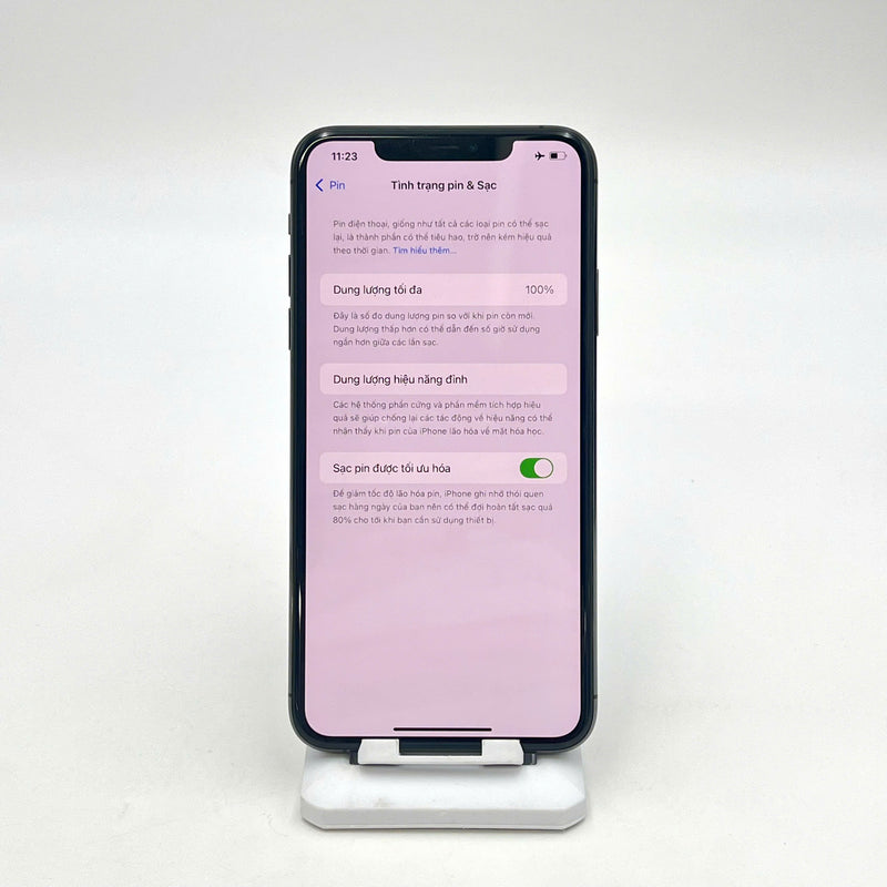 iPhone 11 Pro Max 256GB Đen 98% pin 100%  (Đã thay pin, xước màn nhẹ) J/A - HH1524