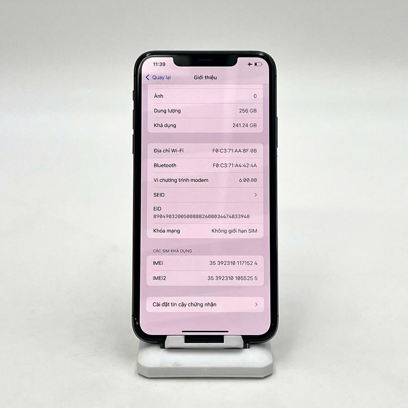 iPhone 11 Pro Max 256GB Đen 98% pin 100%  (Đã thay pin, xước màn nhẹ) J/A - HH1524