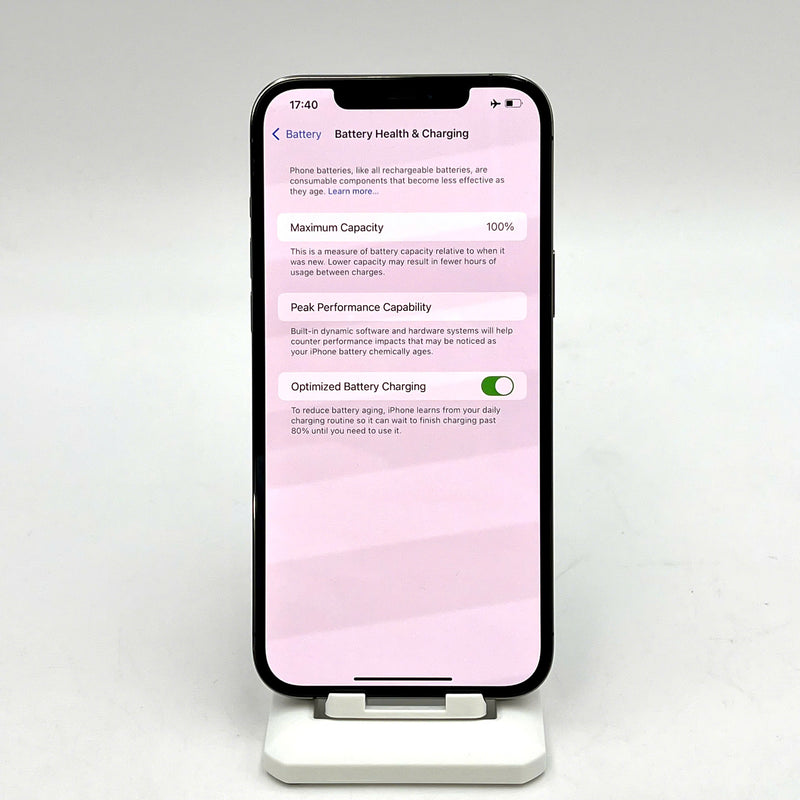 iPhone 12 Pro Max 512GB Đen 98% pin 100% Quốc tế từ AU (Không dùng sim AU - Đã thay pin - Đốm camera 2.5x - xước viền) - HH7411